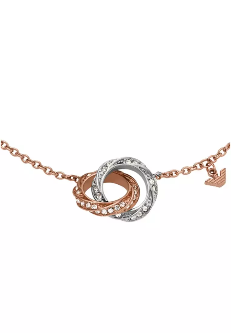 Emporio Armani 雙色不銹鋼鍊式手鍊 (EGS3005221)