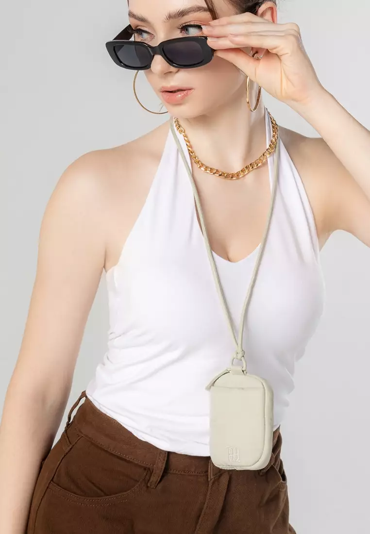 Poofah Lanyard Pouch - Beige
