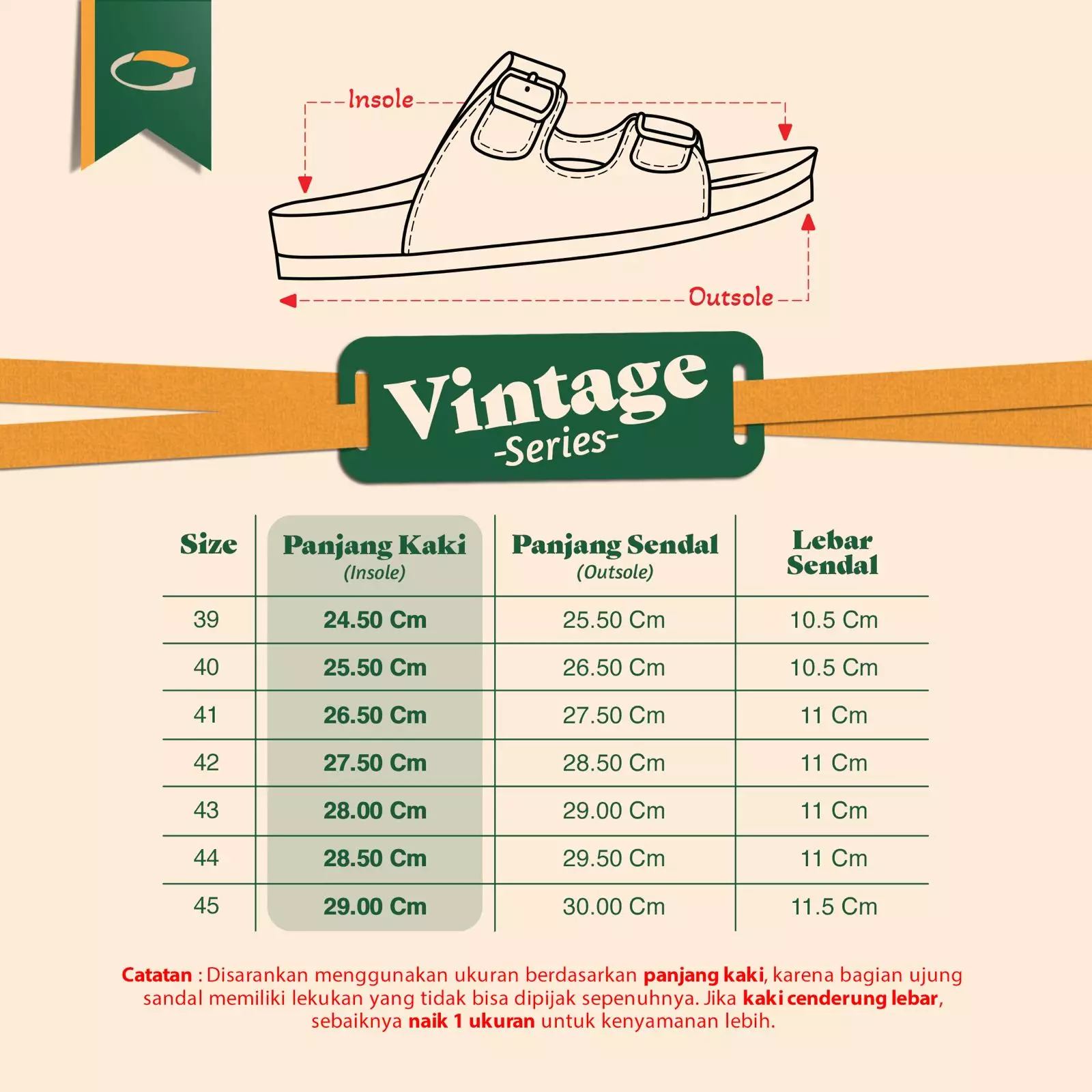 Cogen Sandal Pria Sendal Kulit Birken Vintage - Kastel Black