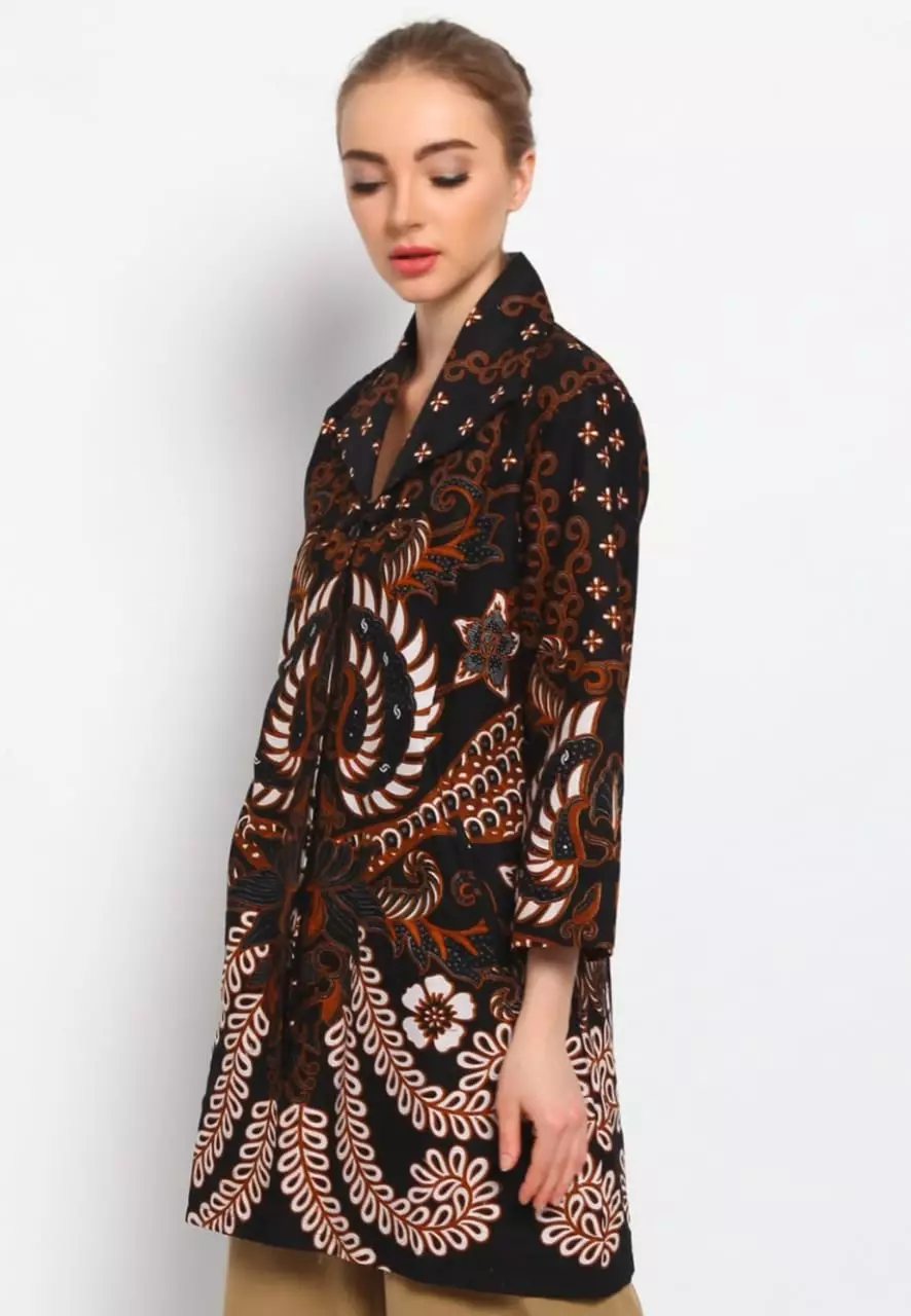 Tunik Batik Mahkota Mas remium
