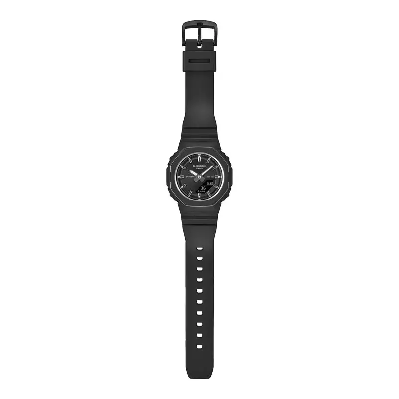 Jam Tangan Wanita Casio G-Shock GMA-P2110-1ADR CasiOak Women Black Digital Analog Dial Black Resin Band