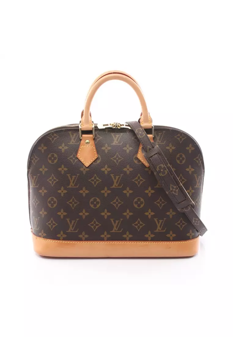 Buy Louis Vuitton Pre-loved LOUIS VUITTON Alma PM monogram Handbag PVC  leather Brown With optional shoulder strap 2WAY 2023 Online