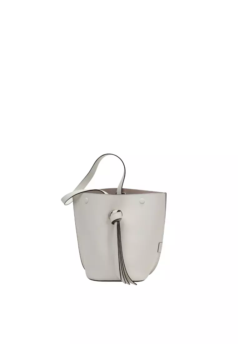 ORUKAMI Knot Bucket Bag Small - Cream