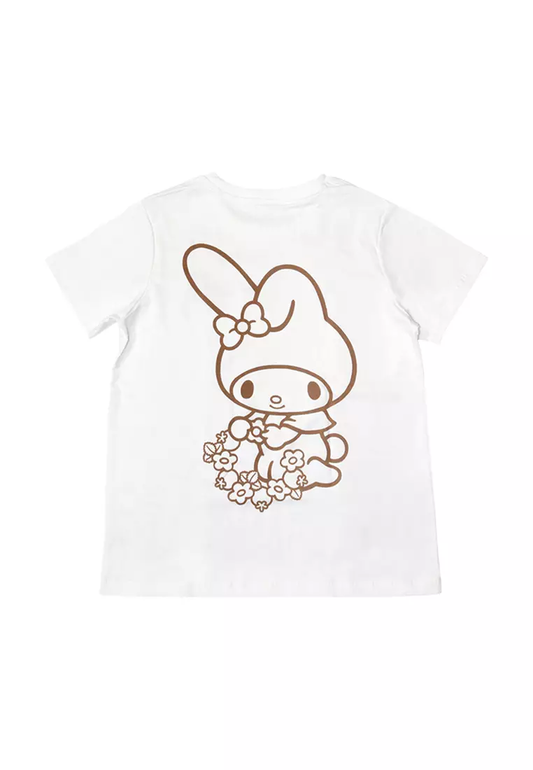Ladies Licensed Graphic T-Shirt "My Melody Flower Crown"