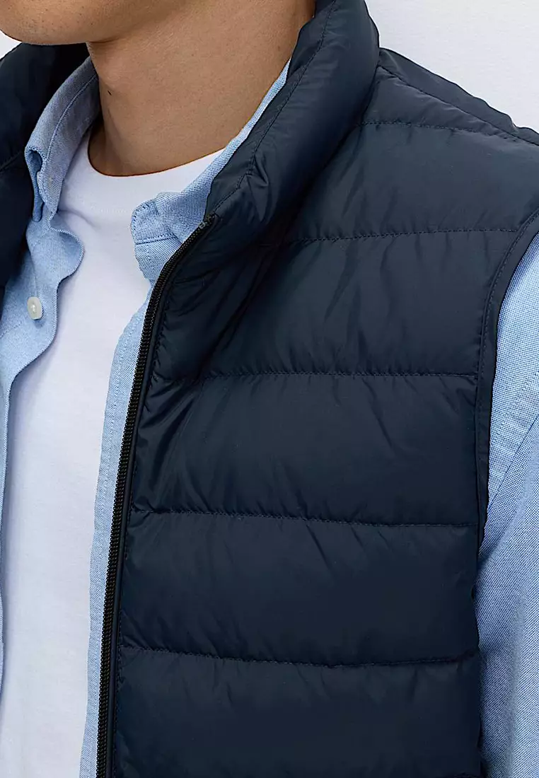 Feather and Down Padded Lightweight Gilet