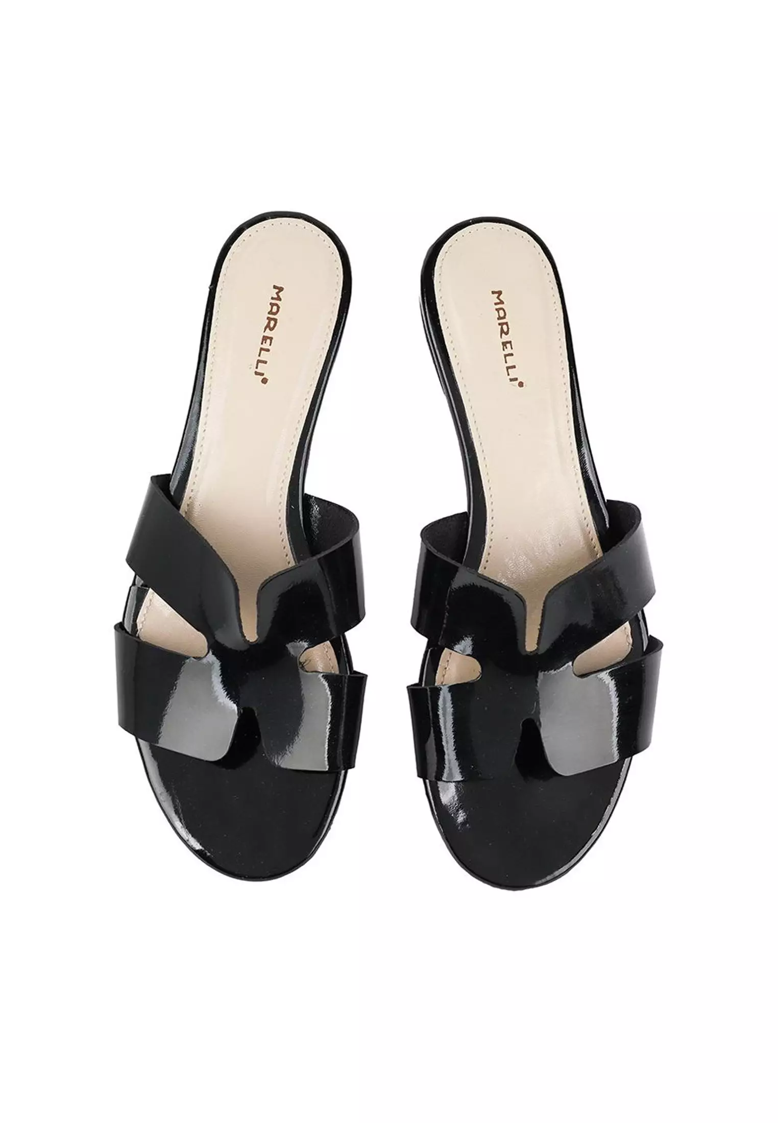 Lolita Sandal wanita Flat Slip On