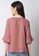 FabAlley pink Pleated Bell Sleeve Top BC72CAAE35E45FGS_2