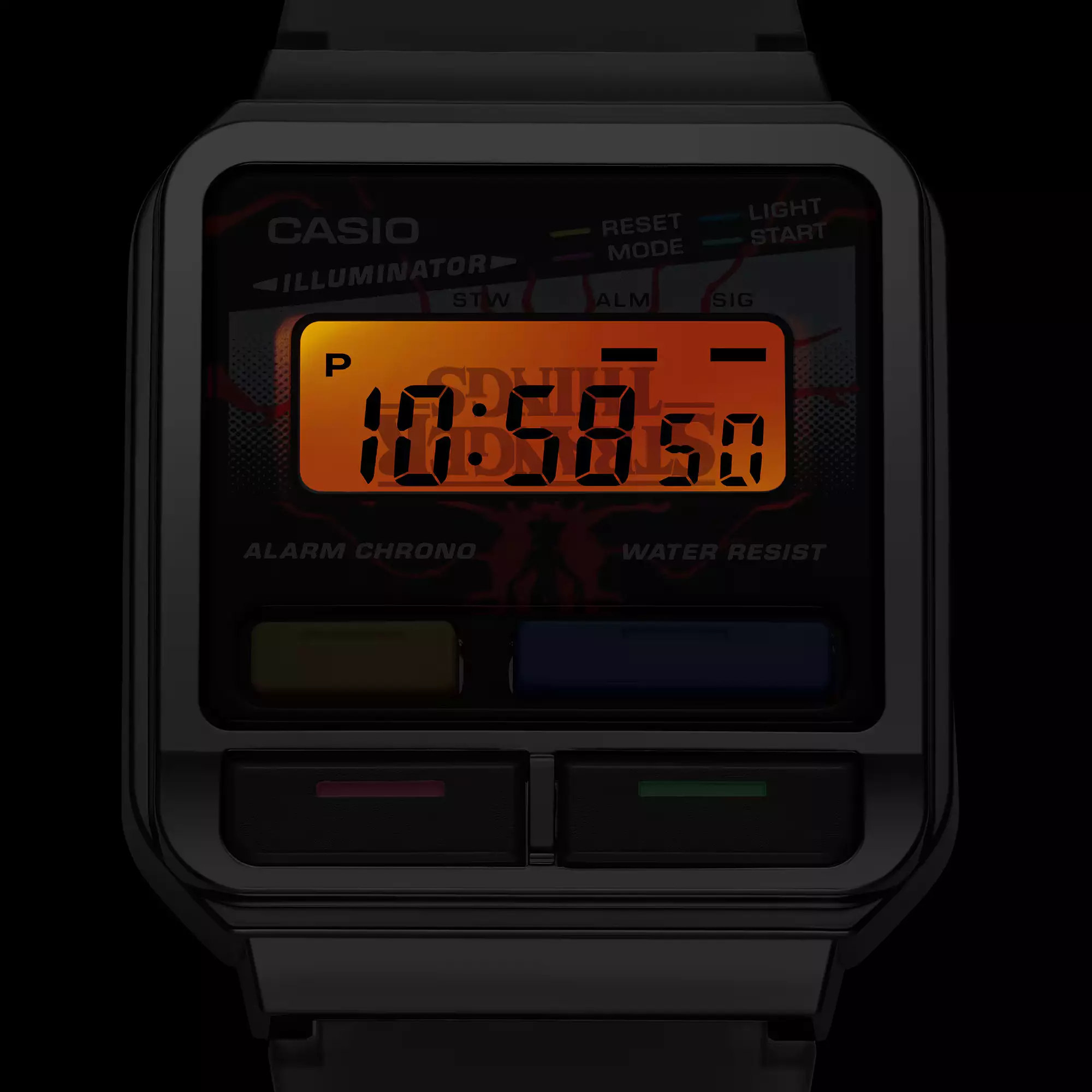Casio x STRANGER THINGS - Jam Tangan Digital Unisex - A120WEST-1ADR