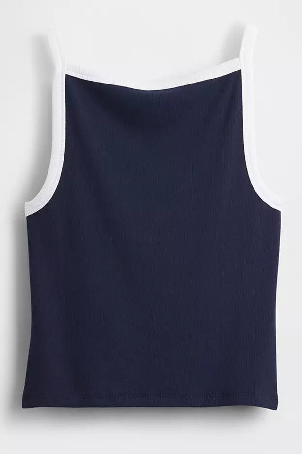 Sleeveless Apron Crop Top