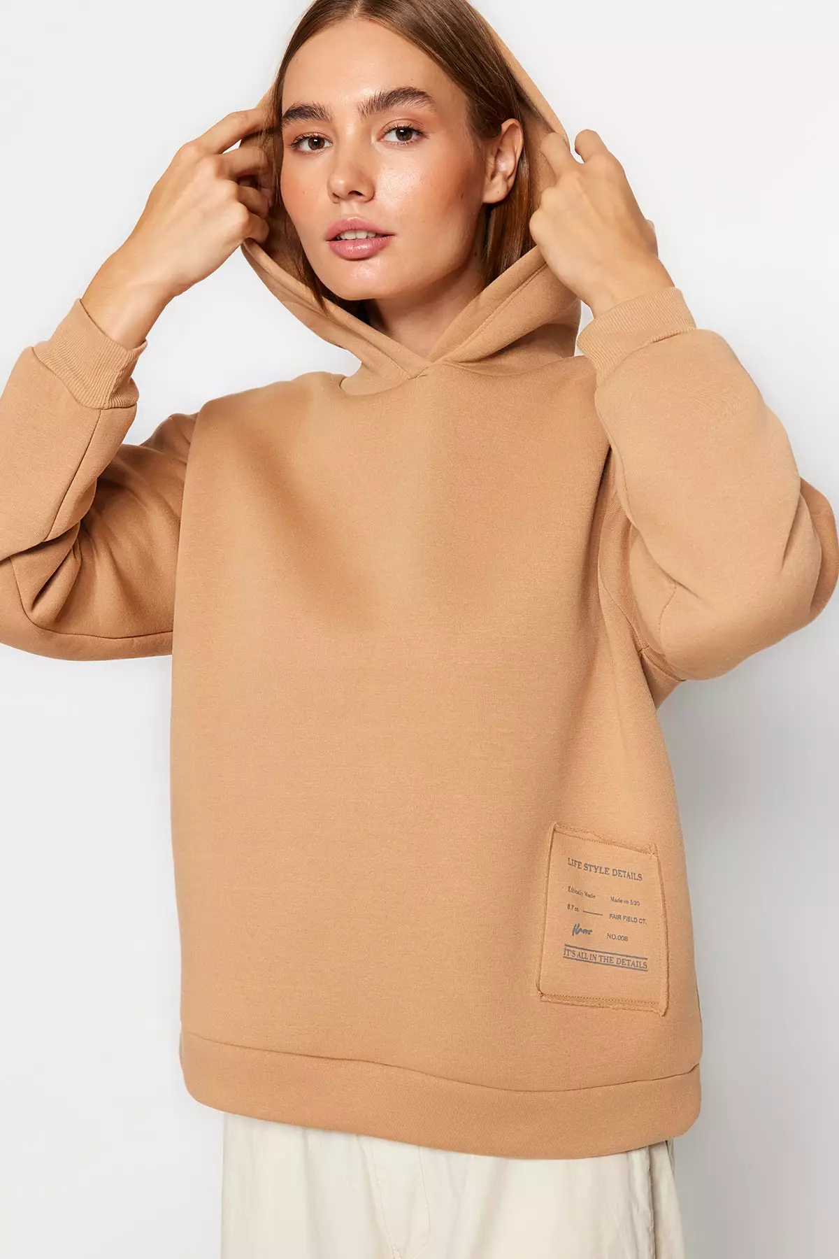 Inner fleece hoodie best sale
