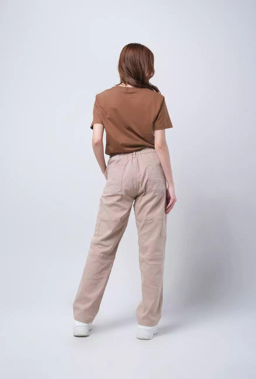 Celana Wanita Cargo Trisha Khaki