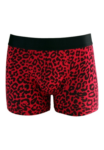 FANCIES black and red and multi FANCIES Boxer Briefs in Red Leopard - I Love My Wife 4FAB3US8D2AC13GS_1
