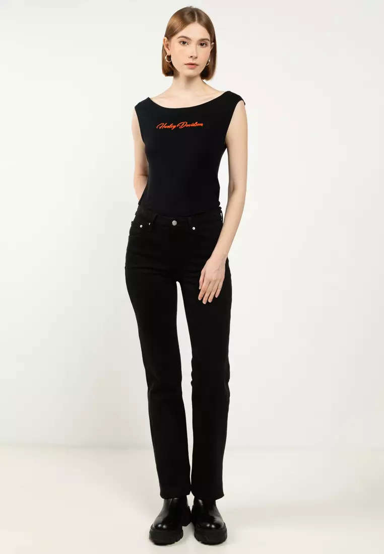 Harley-Davidson® Essential Bling Off The Shoulder Top