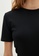 LC Waikiki black Crew Neck Straight Cotton T-Shirt FCF20AAFA8CEC5GS_3