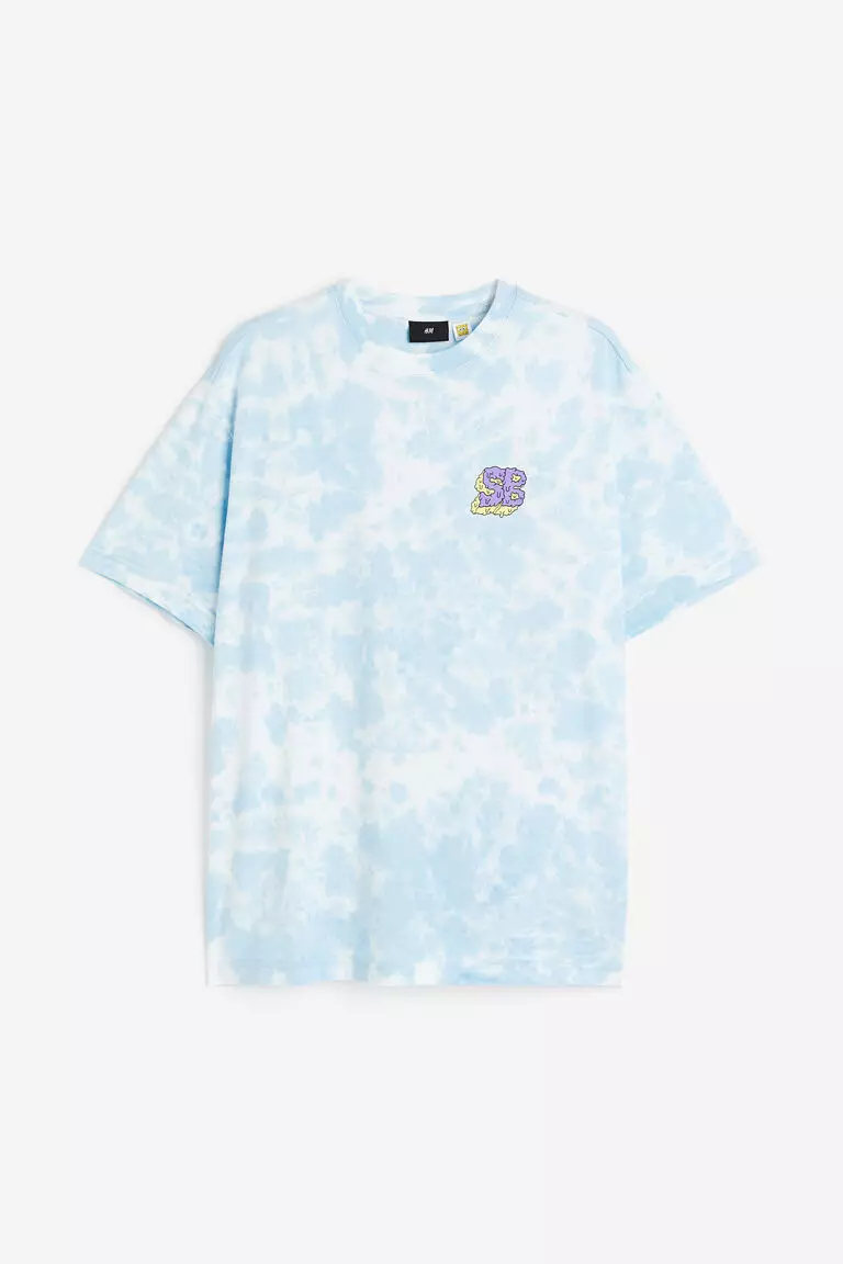 Tie Dye Tshirt Hm Jual H&M Lux RX Tie Dye Tee Original 2025 ZALORA