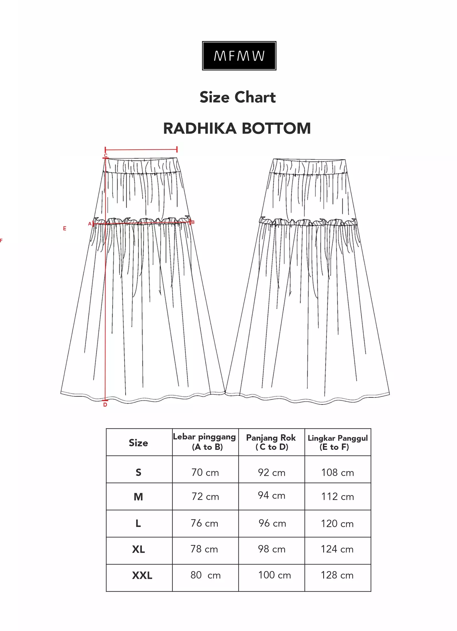 MFMW Radhika Rok Panjang Hijau