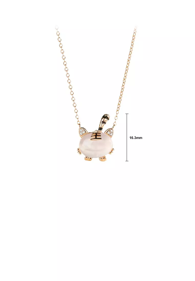 Buy Glamorousky 925 Sterling Silver Plated Rose Gold Fashion