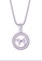SHANTAL JEWELRY grey and white and silver Cubic Zirconia Silver Horoscope Taurus Necklace SH814AC38CBXSG_1
