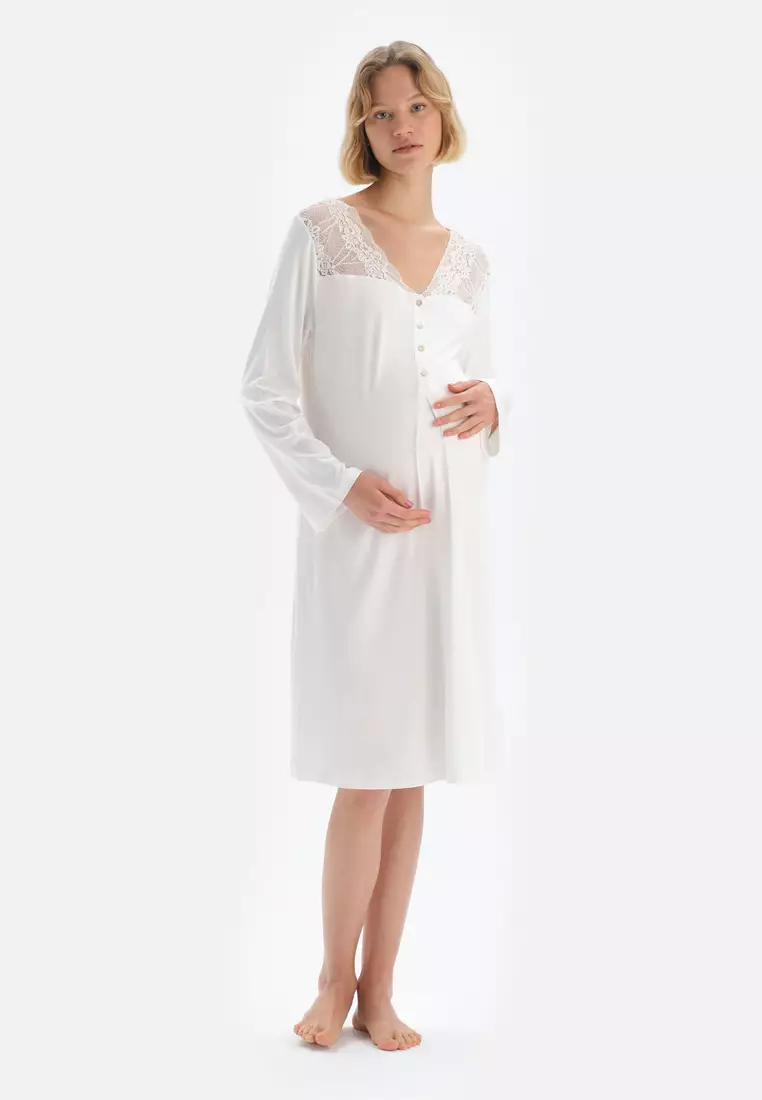 Cheap long sleeve online nightgowns