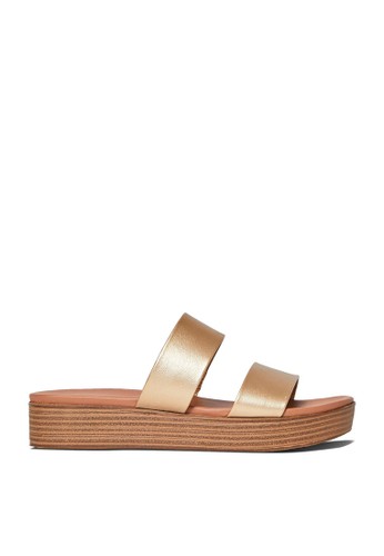 Jual Dorothy Perkins Gold Flatform Mules Original Zalora Indonesia