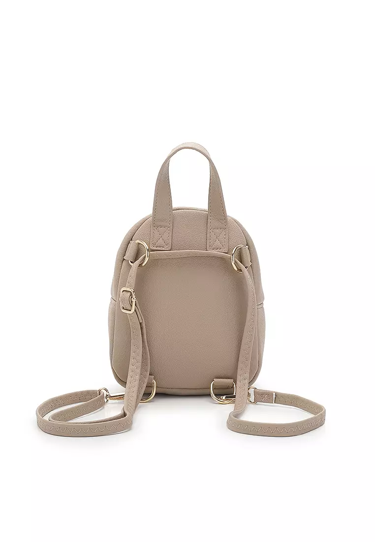 Women's 2-Way Backpack / Crossbody Bag / Sling Bag - Khaki