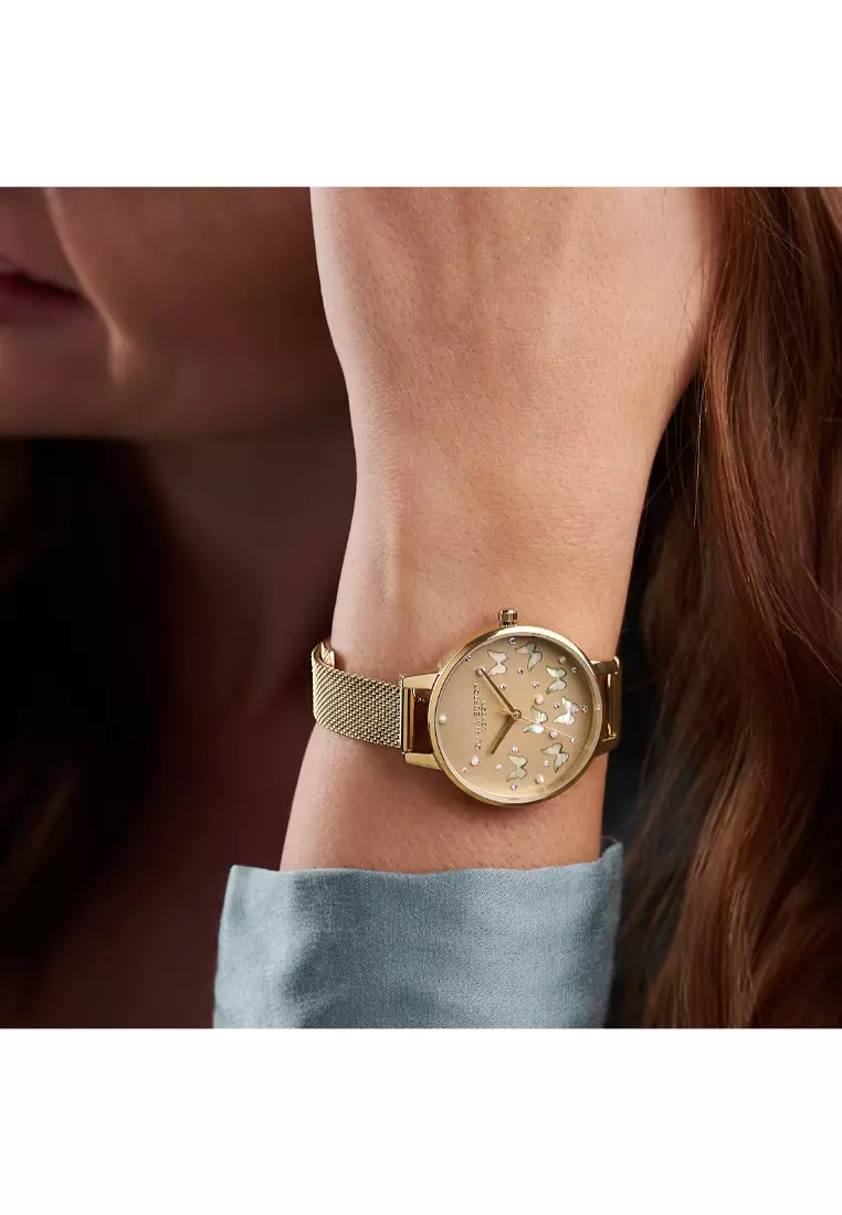 Olivia burton cheap butterfly watch