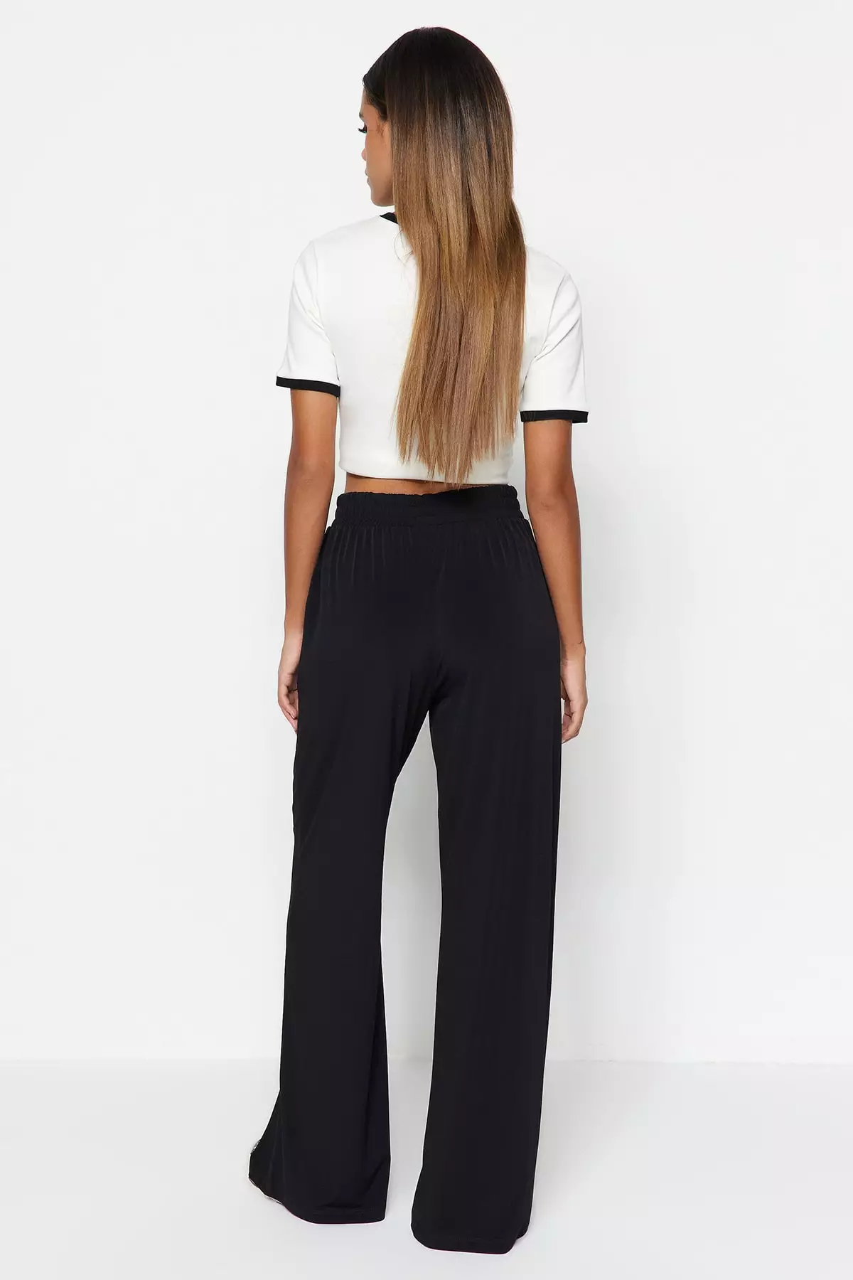 High-Waist Wide Leg Pants