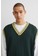 H&M green Cable-knit sweater vest 26D48AAD1436EFGS_3