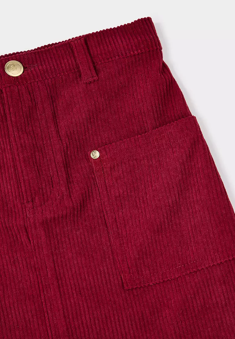 Phoebe Cord Mini Skirt