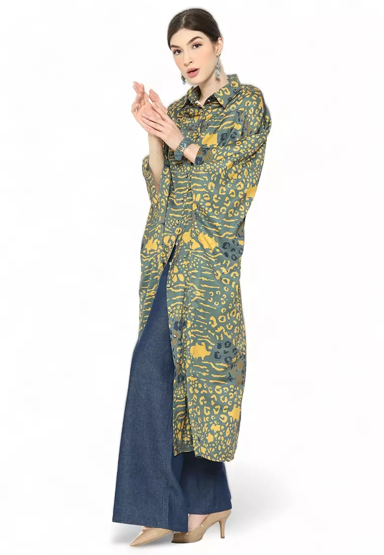 Kanzi Collared Kaftan