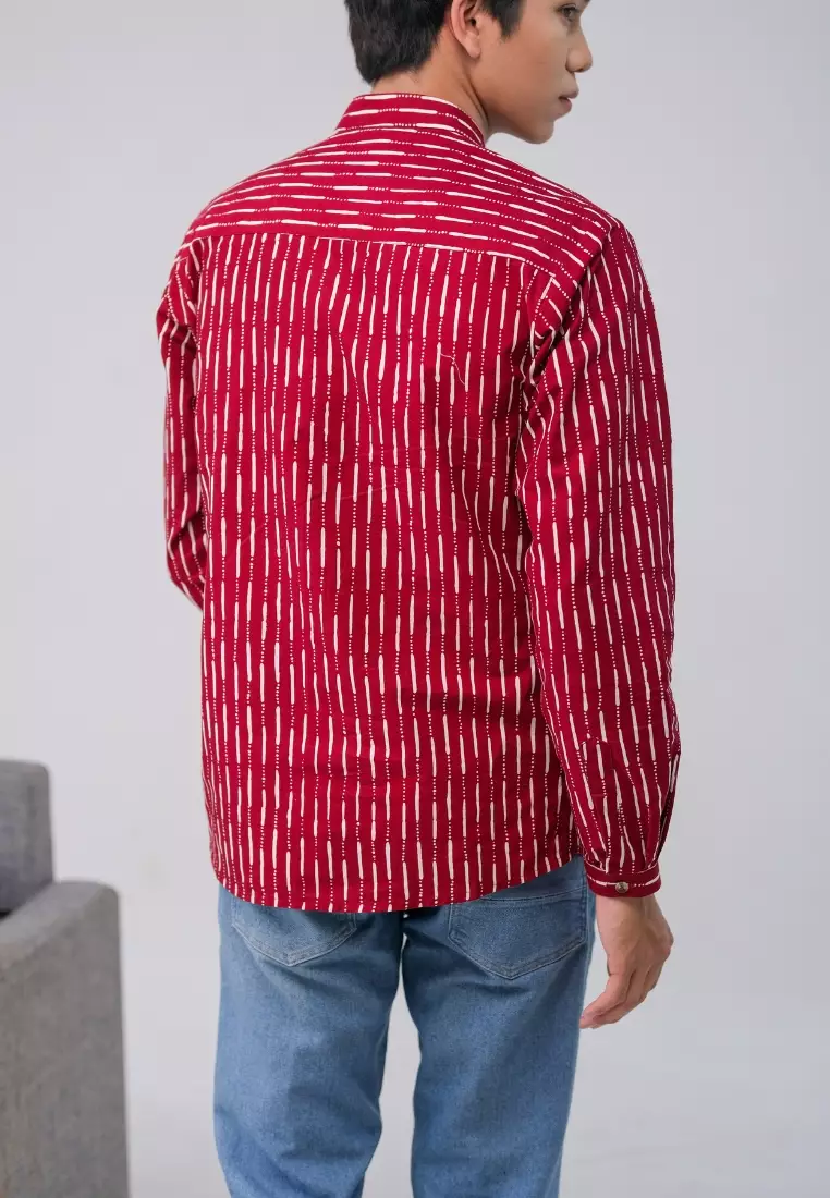 Bagas Shirt Maroon