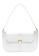 BY FAR white By Far Miranda Circular Croco Embossed Leather Shoulder Bag in Optic White 28246ACA005062GS_1