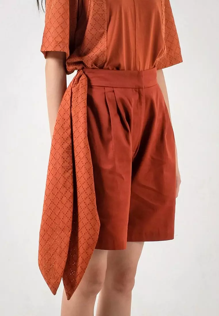 3Second x Danjyo Hiyoji Coral Reef Shorts Orange 160423