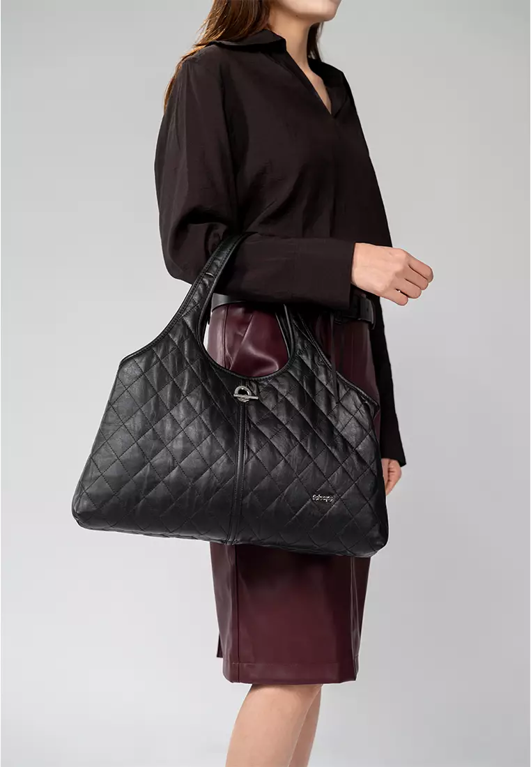 ALEX II Landscape Tote Bag - Black