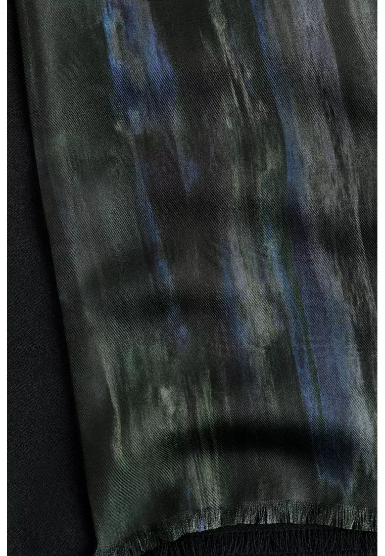 PAINT-PRINT SILK SCARF