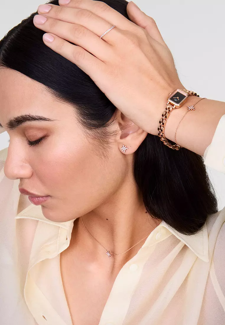 Mirelle Star Bracelet Rose Gold Unisex Bracelet for women and men stainless steel crystal Bracelet DW Official Authentic Original gelang tangan perempuan lelaki DW