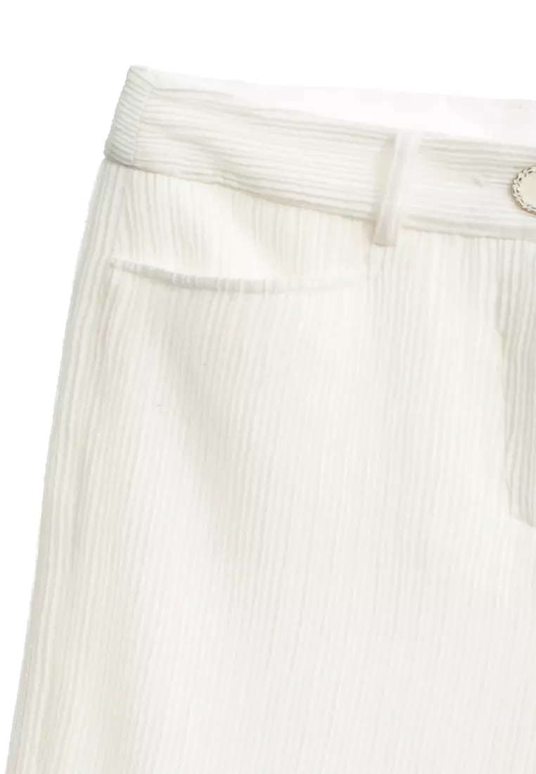 Wide Leg White Pants