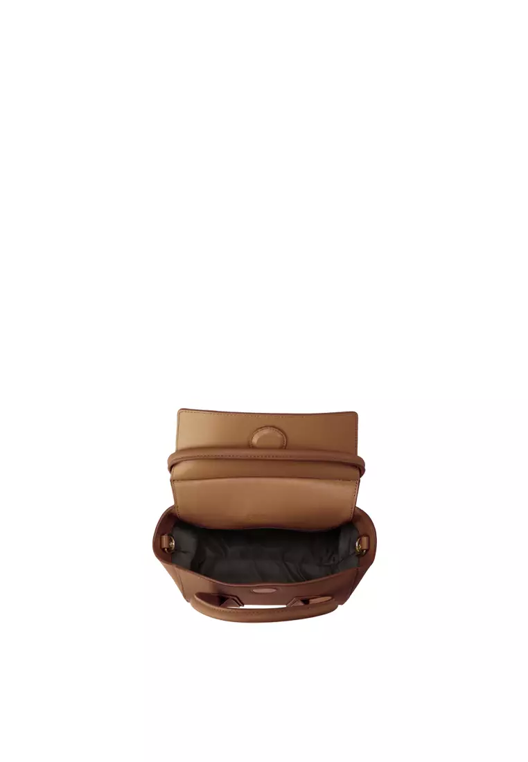 UNNI Mini Top Handle Bag - Caramel