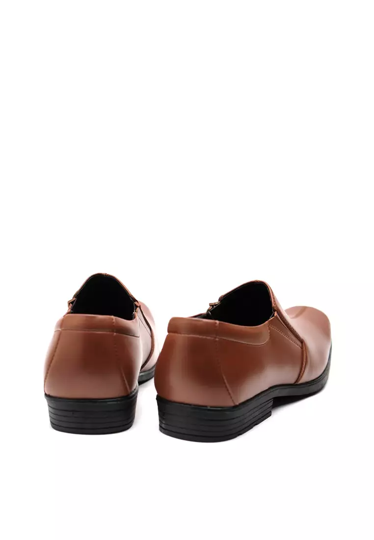 PAULMAY - Sepatu Formal Kerja Pria Milan 79 - Slip on Light Brown