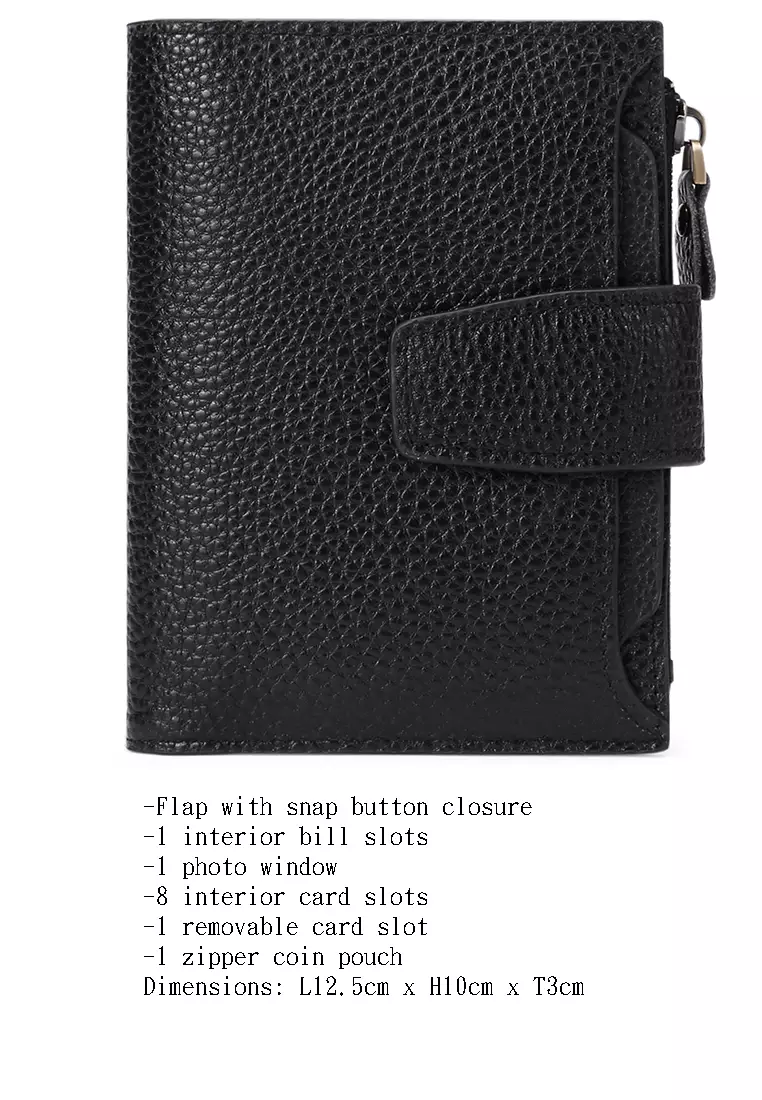 Pebbled Cow Leathers Short Wallet