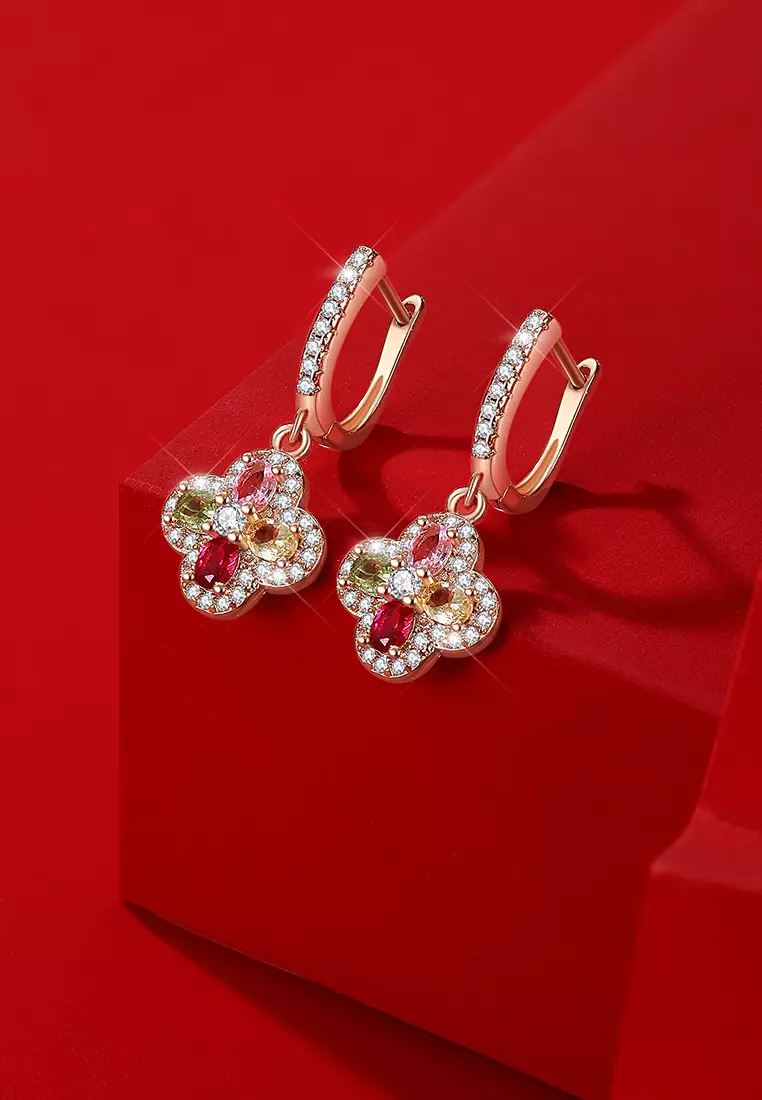 Anting Wanita Perhiasan Berlian Fashion Anting Cewek Original Earrings Anting Titanium Anti Karat