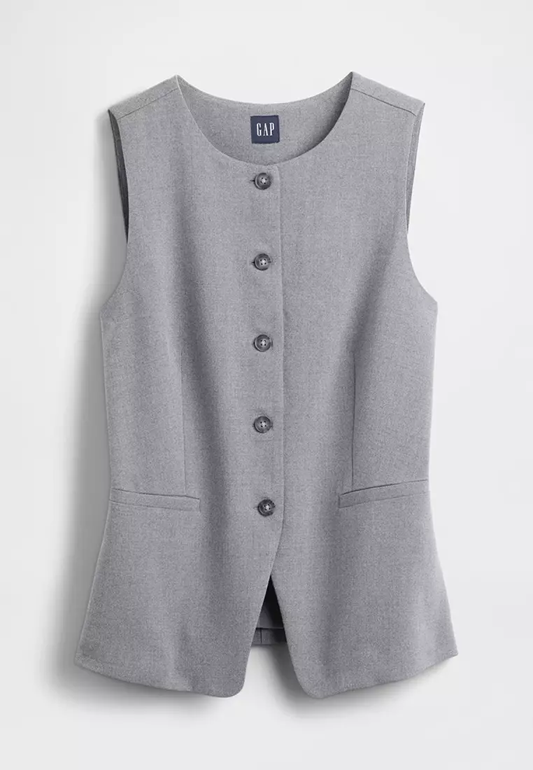 High-Neck Vest