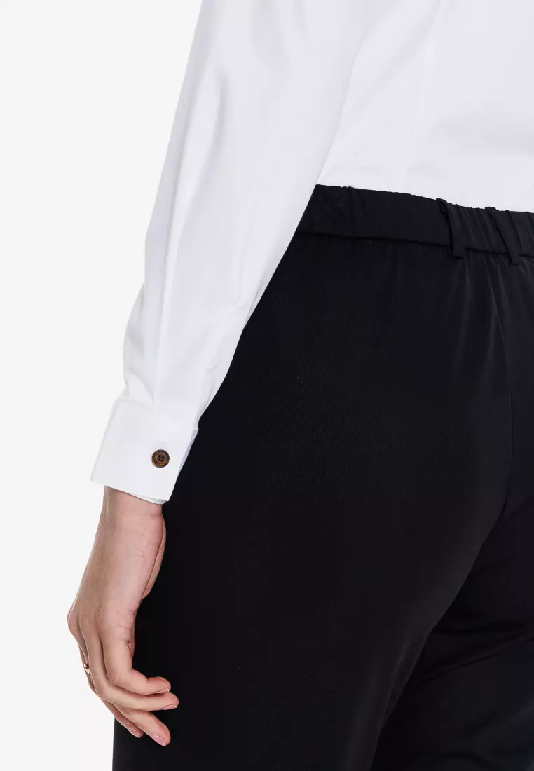 White V Collar Slim Fit Shirt