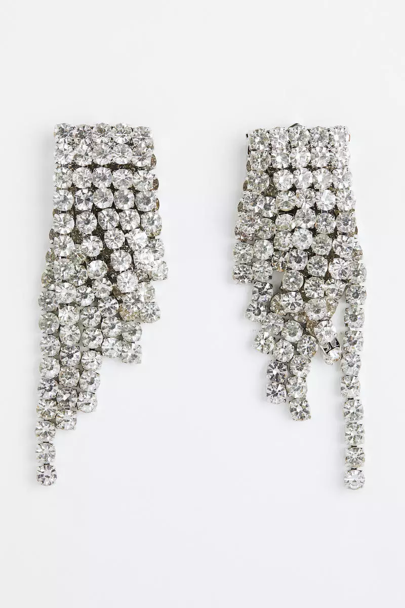 H&m black tassel earrings new arrivals