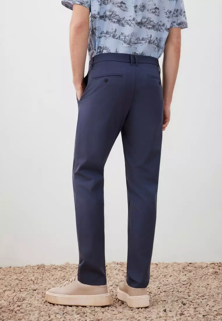 G2000 Multi-Way Stretch Comfort Extra Slim Fit Twill Casual Pants