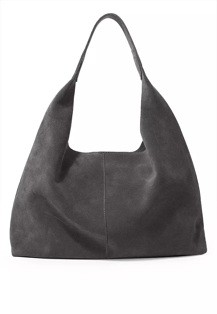 Large Suede Tote Bag