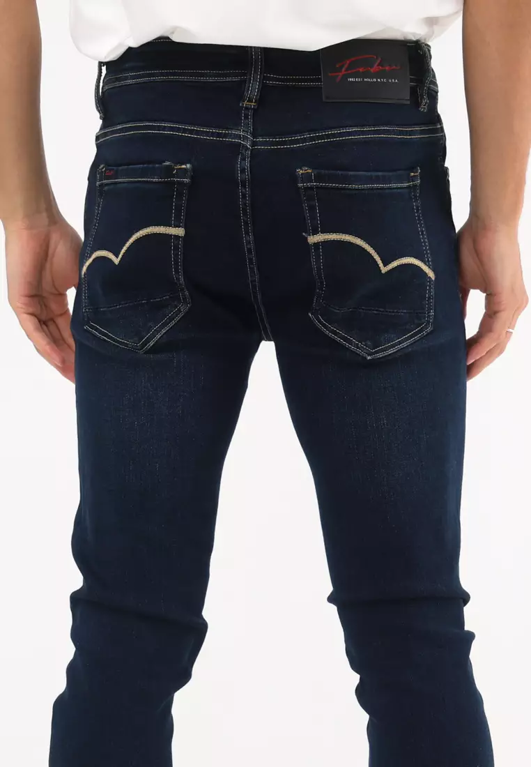 Denim Long Skinny Fit Stretch Jeans