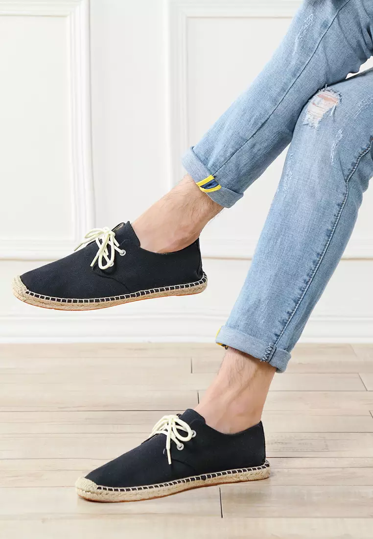 Lace Up Canvas Espadrilles QZ-S55