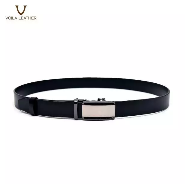 Genuine Leather Men’s Belt Voila Evans Black