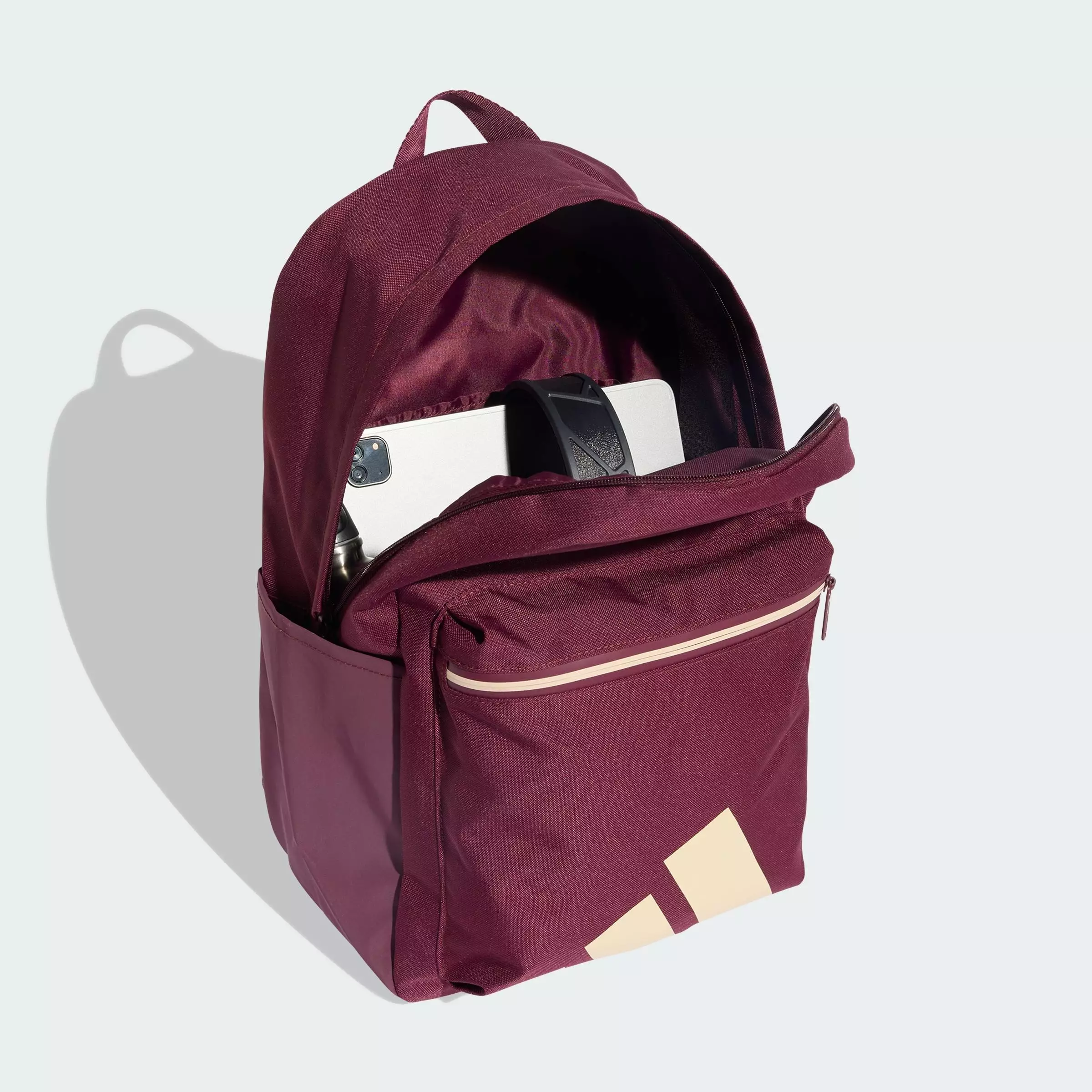 Lifestyle ESSENTIALS BACK TO CAMPUS BARS BACKPACK Unisex Burgundy KE5658